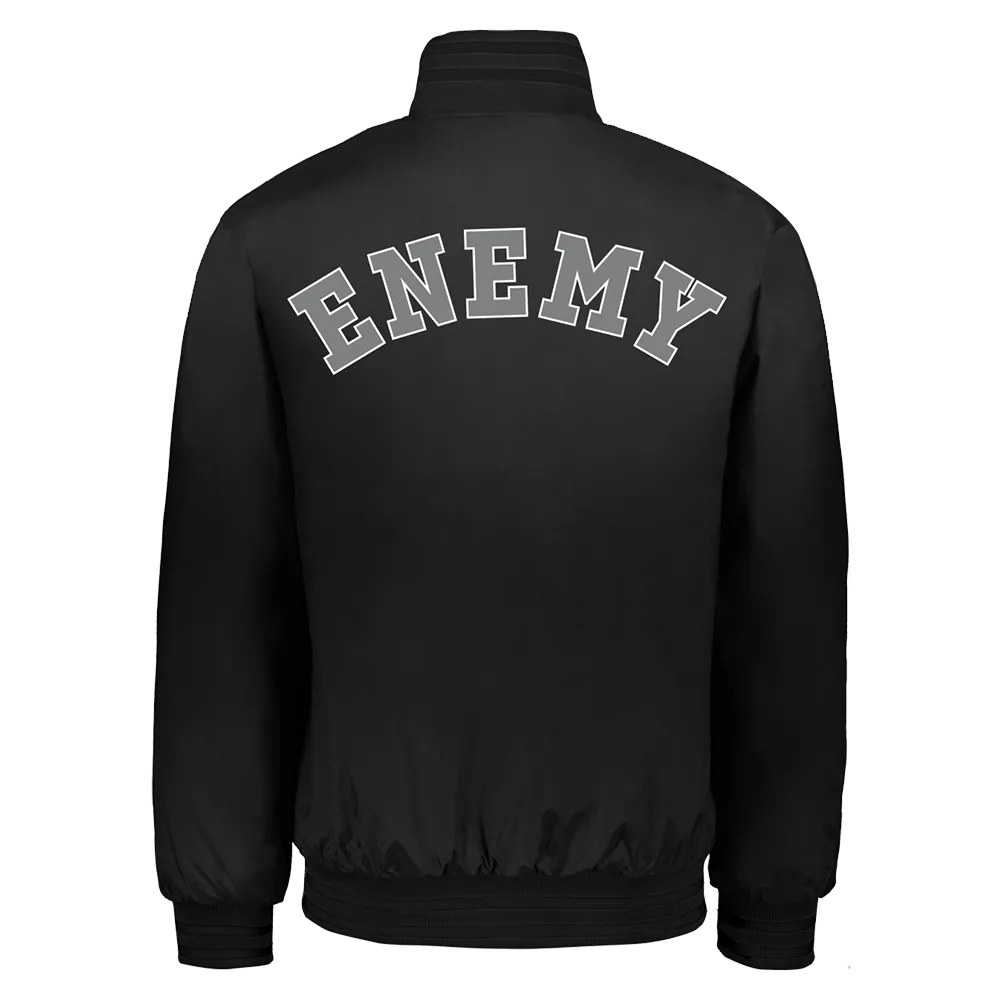 Enemy 01 Satin Baseball Jacket