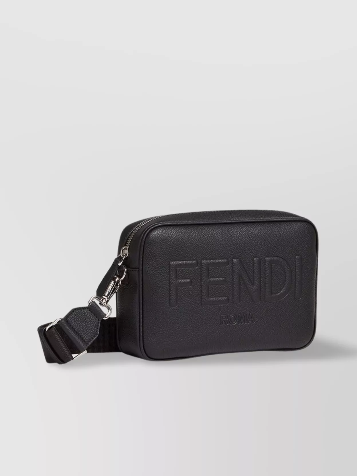 Fendi   Roma camera case leather shoulder bag