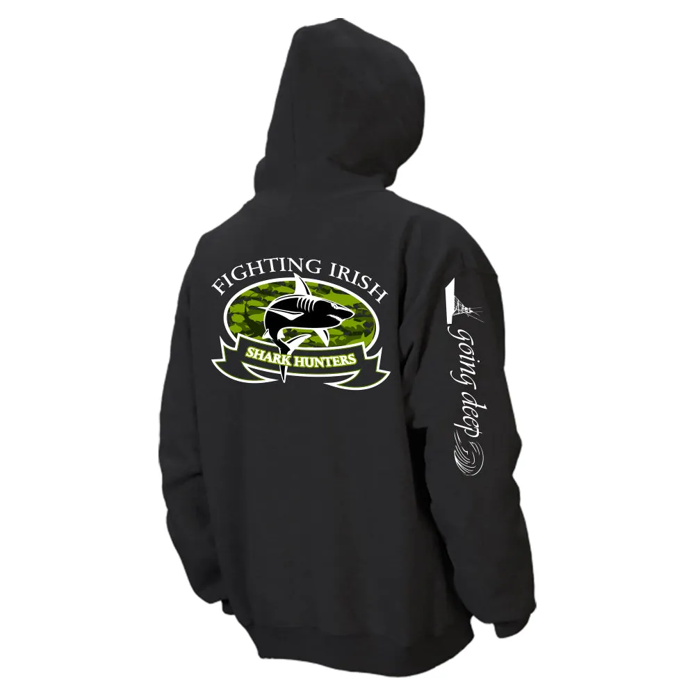 Fighting Irish Shark Hunters Youth Hoodie