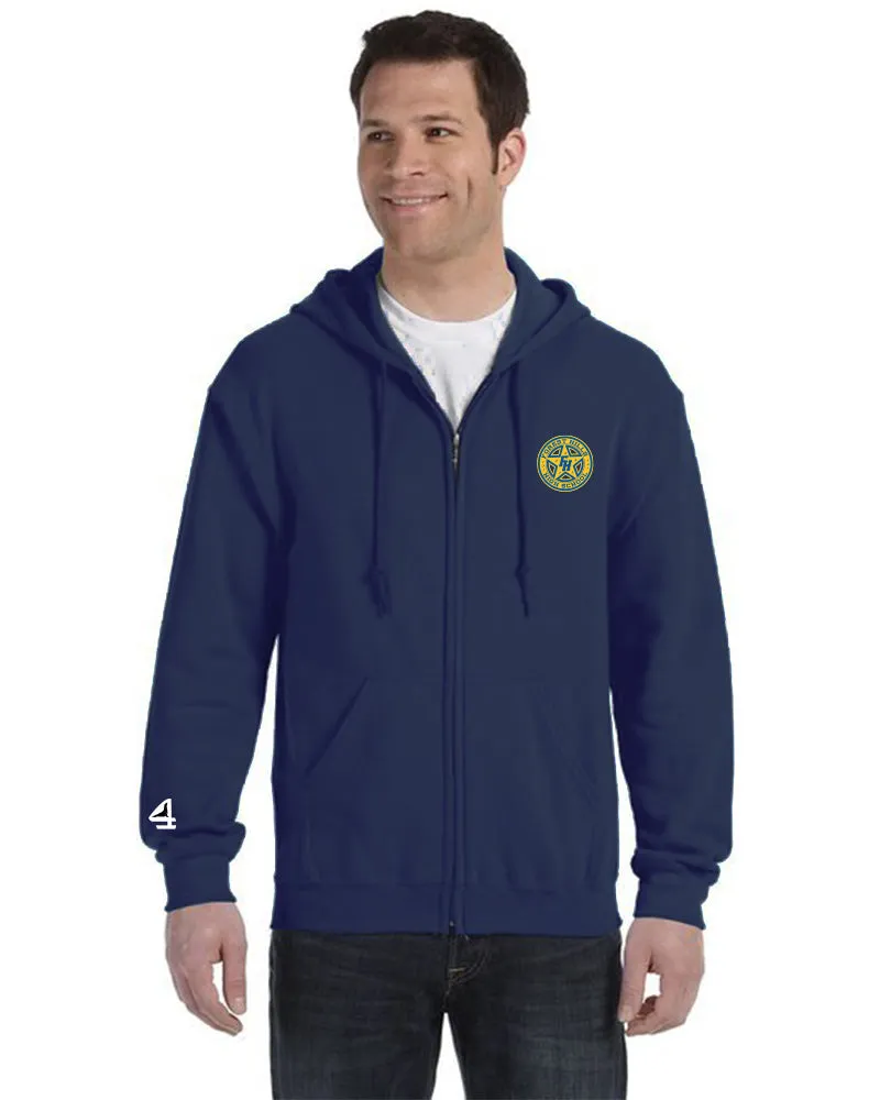 Forest Hills Rangers Navy FullZip-Up Hoodie