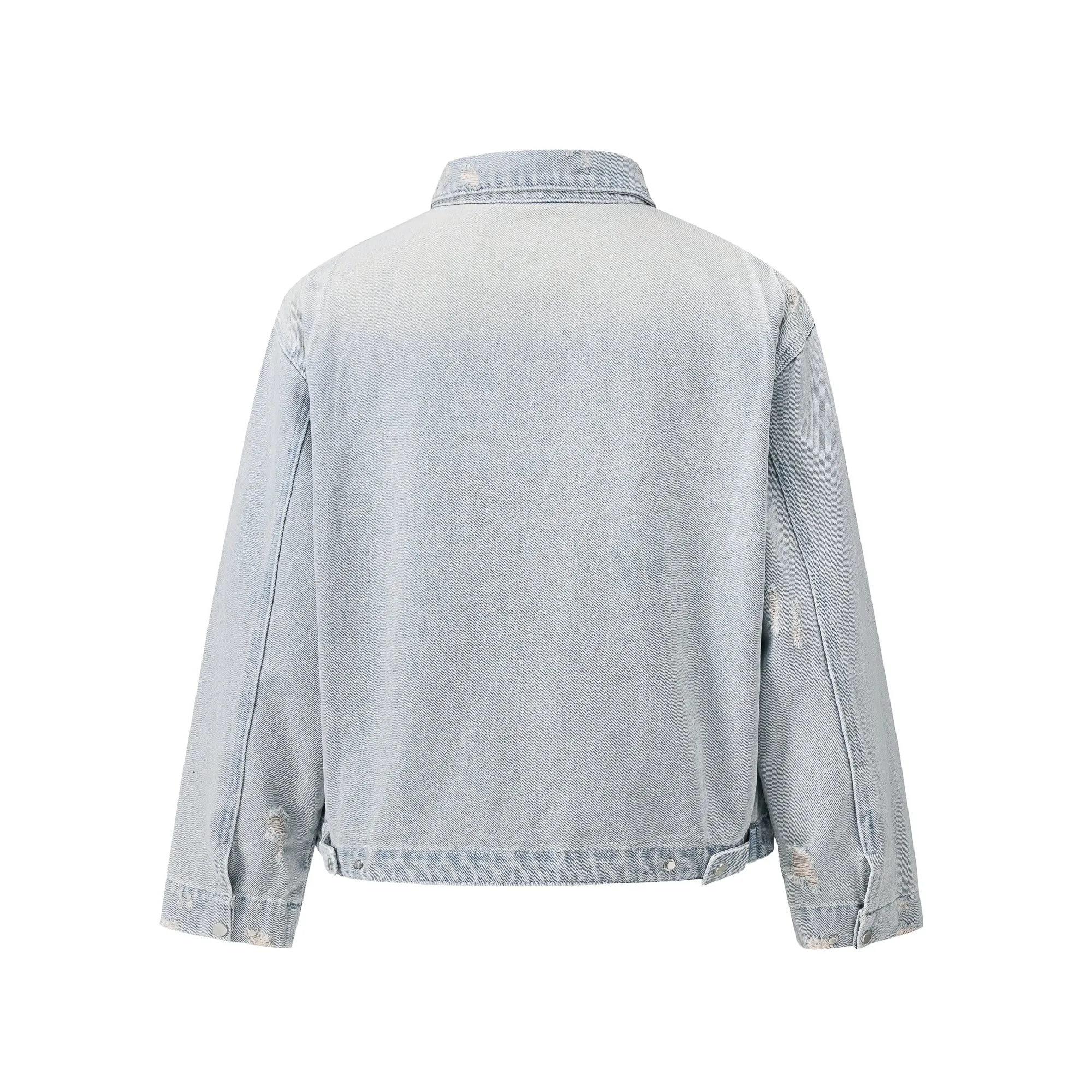 Fray Flair | Frayed Denim Jacket