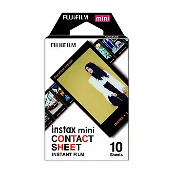 Fujifilm Instax Mini 40 Instant Camera with 10 Shot Contact Sheet Deco Film & Case - Black | Kaleidoscope