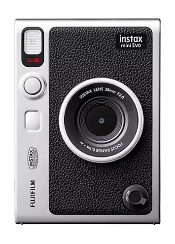 Fujifilm Instax Mini Evo Hybrid Instant Camera with 20 Shot Pack & Case - Black | Kaleidoscope