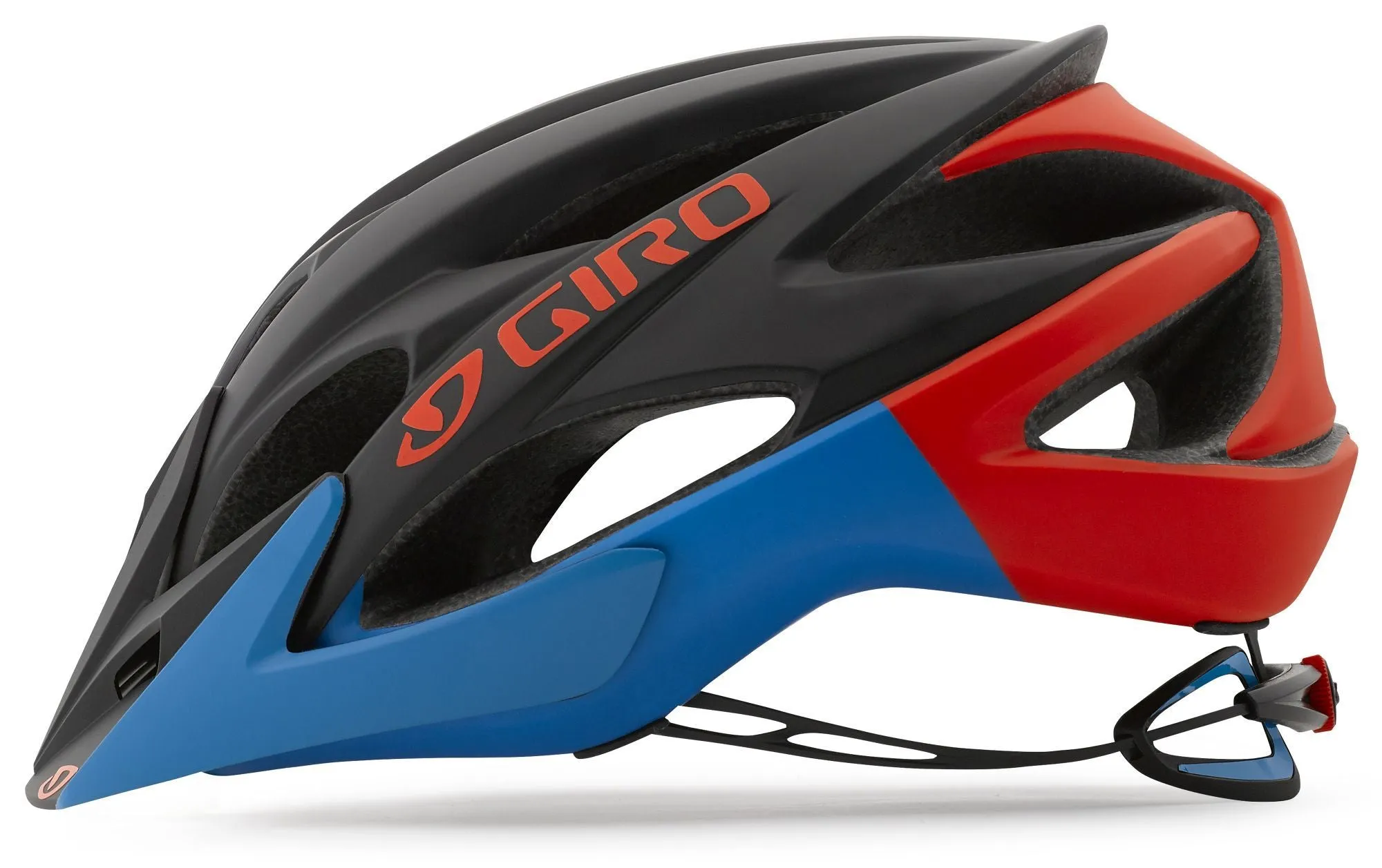 Giro XAR MTB Helmet - Matt Black-Red-Blue