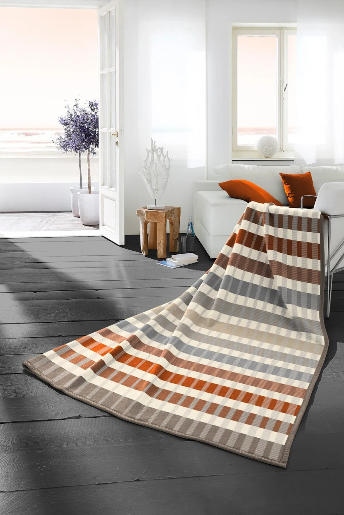 Hanley Stripe Multi Blanket