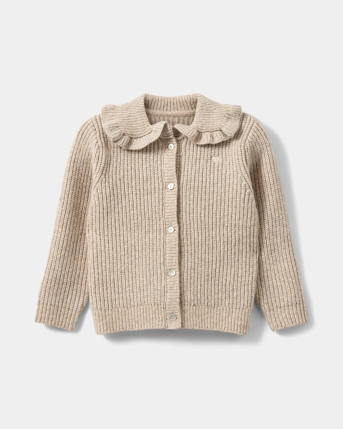 HENNYSK CARDIGAN - Ecru melange