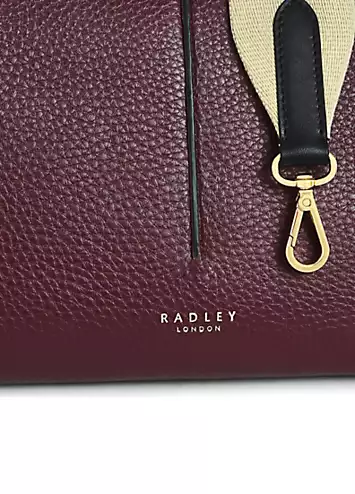 Hillgate Place Dark Cherry Medium Ziptop Crossbody Bag by Radley London | Look Again