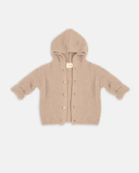 Hooded Cardigan - Fuzzy