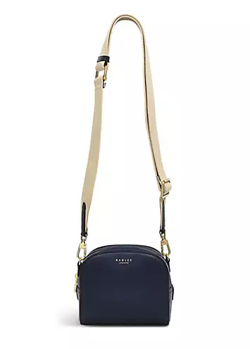 Ink Arden Crescent Small Zip Around Crossbody Bag by Radley London | Look Again