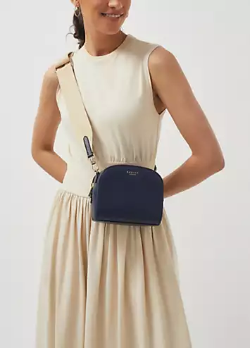 Ink Arden Crescent Small Zip Around Crossbody Bag by Radley London | Look Again