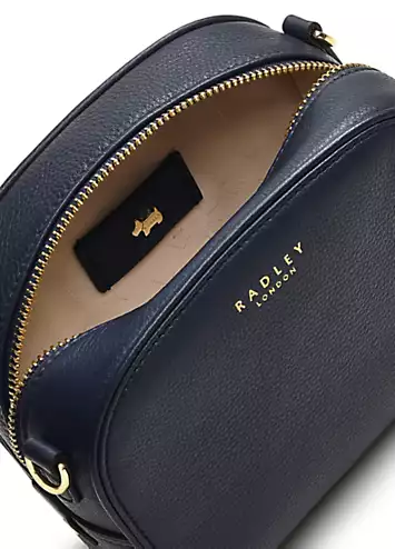 Ink Arden Crescent Small Zip Around Crossbody Bag by Radley London | Look Again