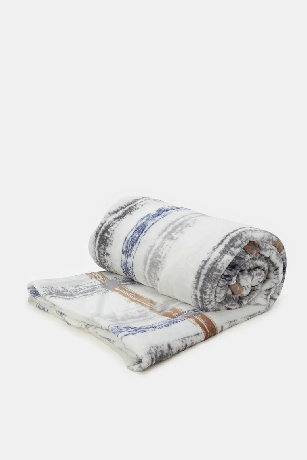 Ivory Printed Blanket (Double Size)