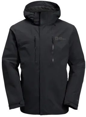 Jack Wolfskin Men's Jasper 2-Layer Jacket Black | Buy Jack Wolfskin Men's Jasper 2-Layer Jacket Black here | Outnorth