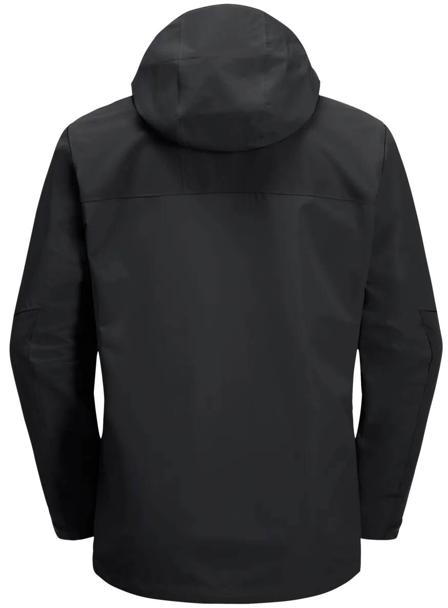 Jack Wolfskin Men's Jasper 2-Layer Jacket Black | Buy Jack Wolfskin Men's Jasper 2-Layer Jacket Black here | Outnorth