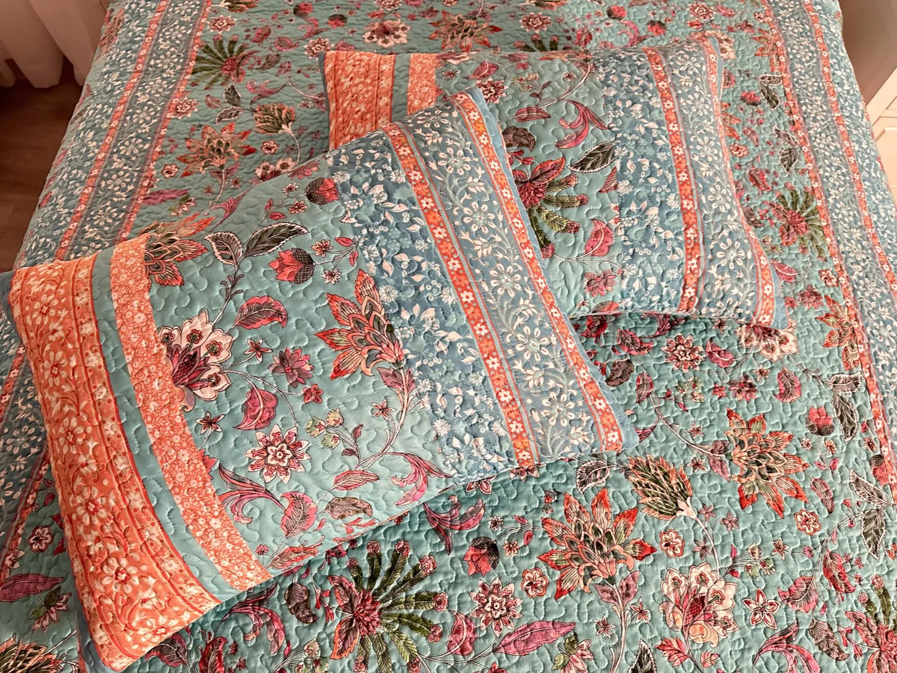 Jacobean 3-Pc. Quilt Set