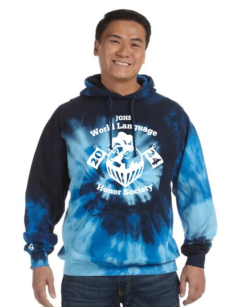 JGHS Scholarly Tie-Dye Hoodie