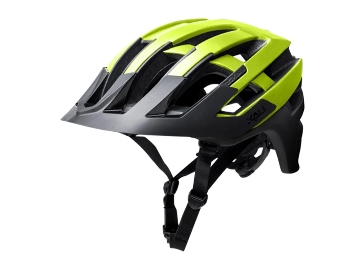 Kali Interceptor Halo MTB Helmet - Matt Fluo Yellow-Black