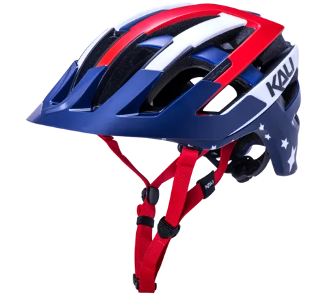 Kali Interceptor Patriot MTB Helmet - Matt Red-White-Blue