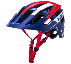 Kali Interceptor Patriot MTB Helmet - Matt Red-White-Blue