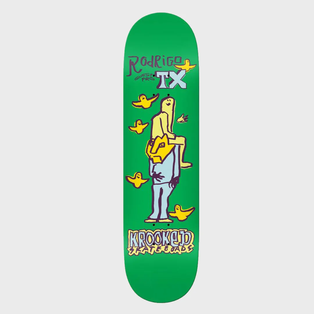 Krooked Skateboards - 8.06 Rodrigo TX Guest Model Skateboard Deck