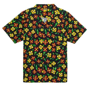 Krooked Skateboards Aloha Flower Button Up Shirt