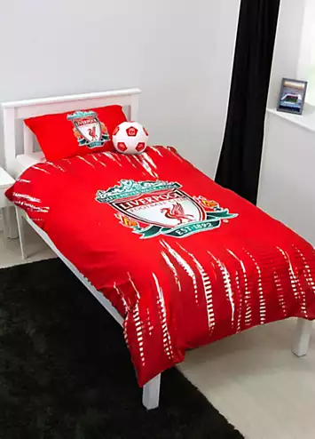 Liverpool FC Walk Alone Single Panel 100% Cotton Reversible Duvet Cover Set | Kaleidoscope