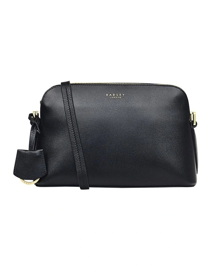 Liverpool Street 2.0 Medium Zip-Top Crossbody Bag in Black