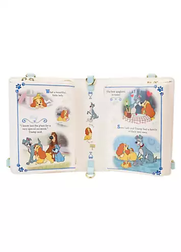 Loungefly Disney Lady & The Tramp Classic Book Convertible Crossbody Bag | Kaleidoscope