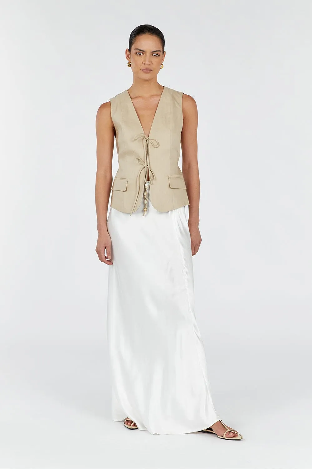 LUCCA SAND TIE VEST