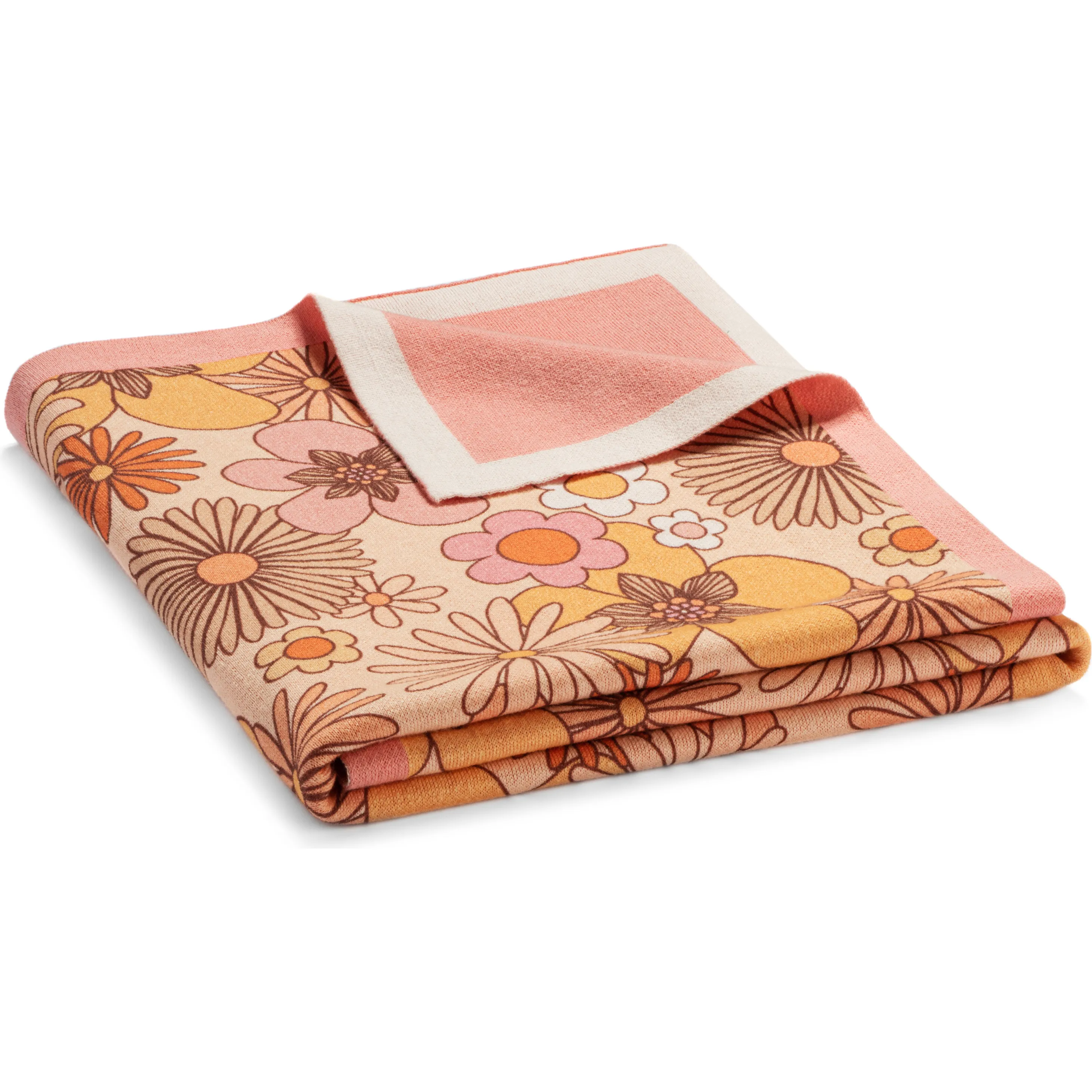 Lucy Darling Little Dreamer Organic Baby Blanket, Flower Child