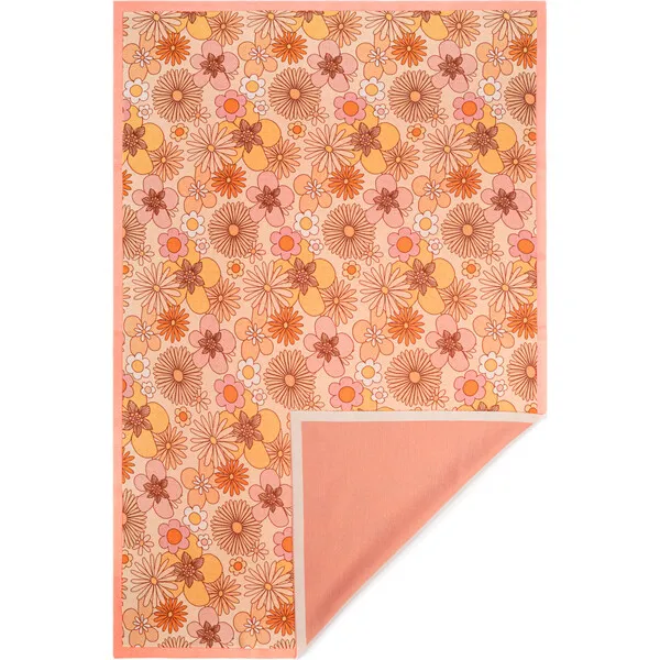 Lucy Darling Little Dreamer Organic Baby Blanket, Flower Child