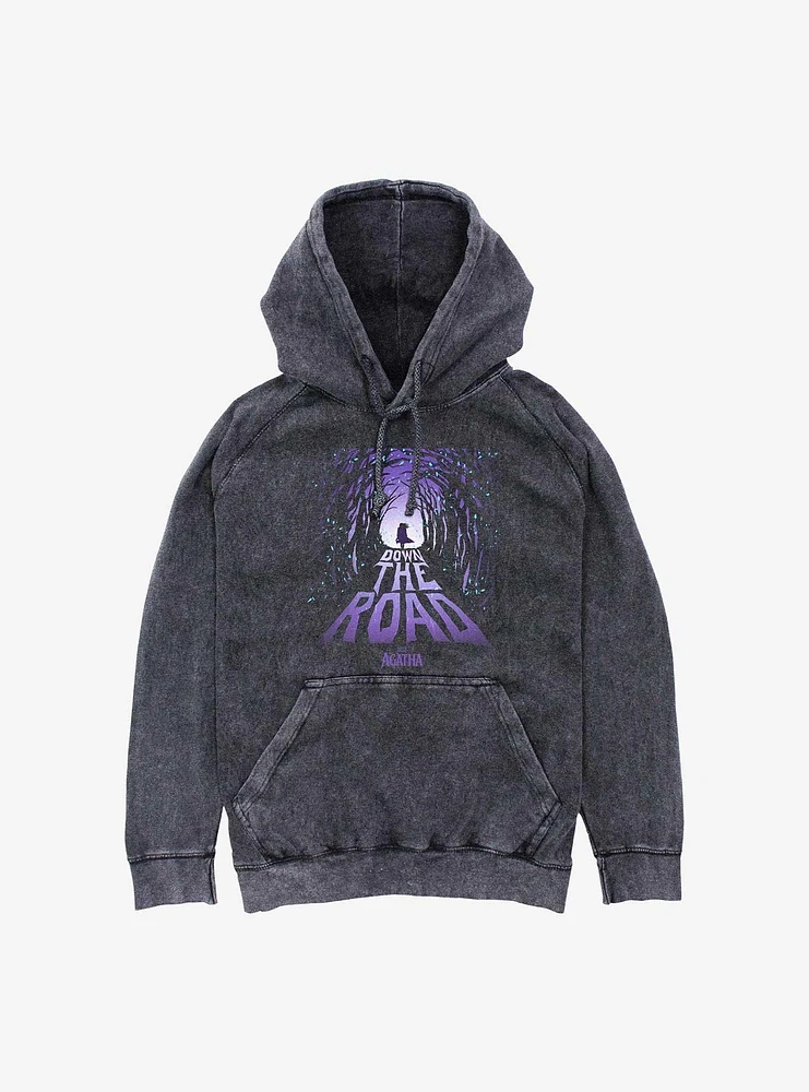 Marvel Agatha Down The Road Mineral Wash Hoodie