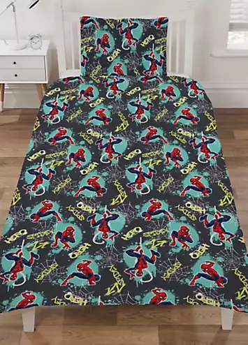 Marvel Spiderman Hero Reversible Single Duvet Cover Set | Kaleidoscope