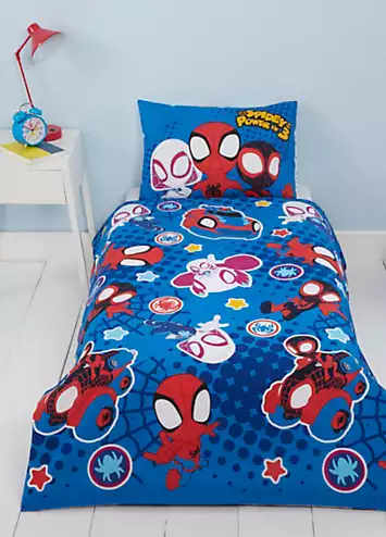 Marvel Spiderman Spidey & His Amazing Friends Reversible Junior Duvet Cover Set | Kaleidoscope