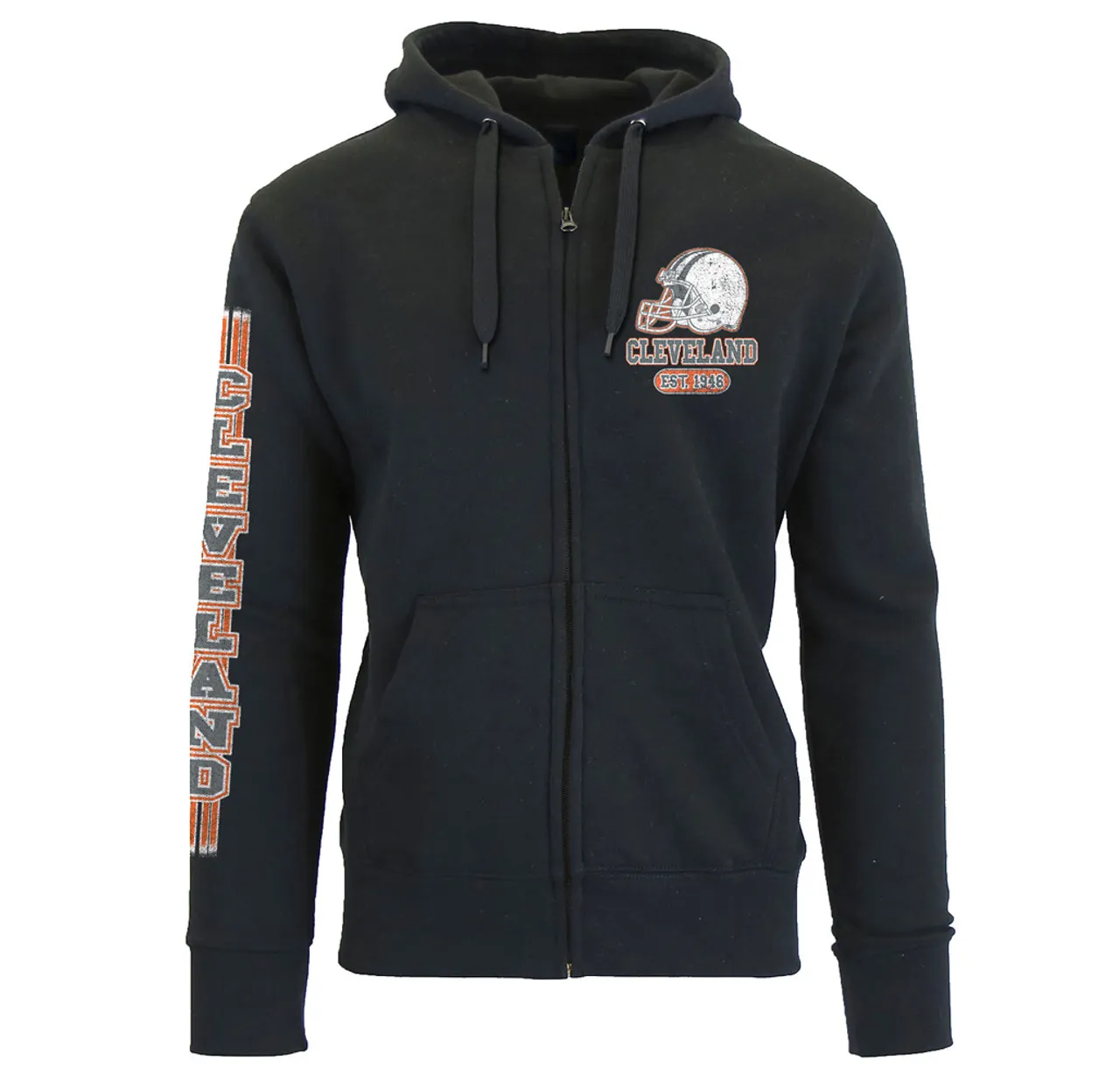 Men's Game Day Football Zip Up Hoodie