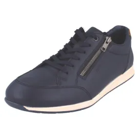 Mens Rieker Casual Lace Up Trainers With Side Zip 11903