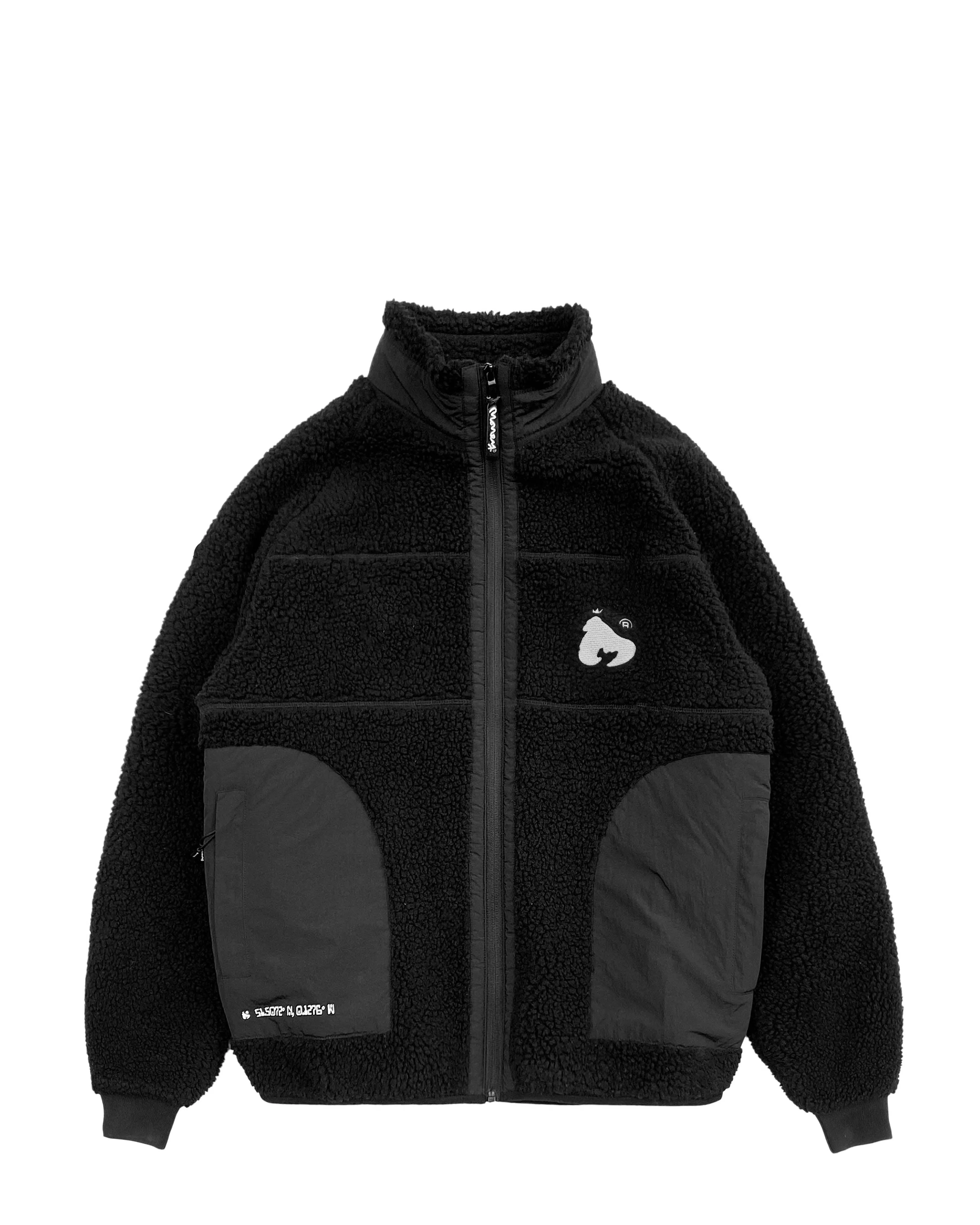 Money Fleeced Jacket Black