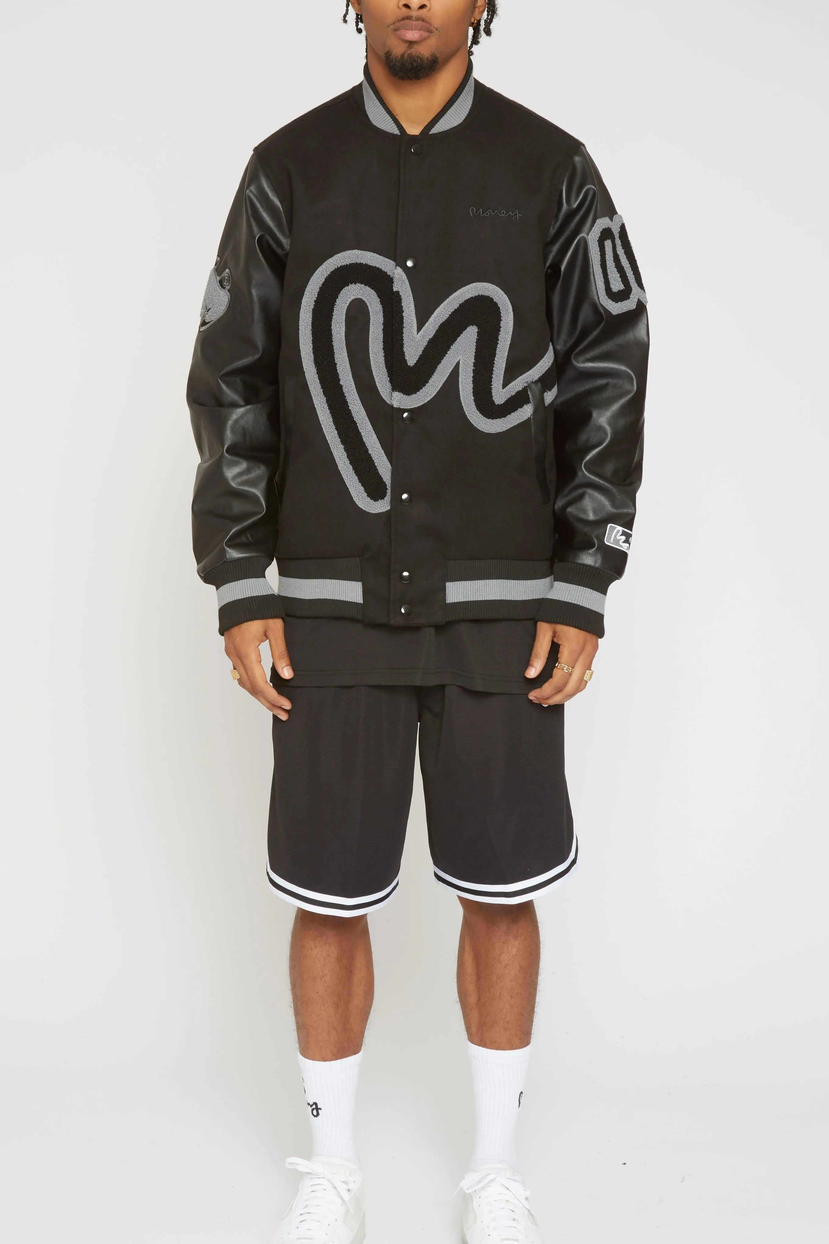 Money Varsity Jacket Black