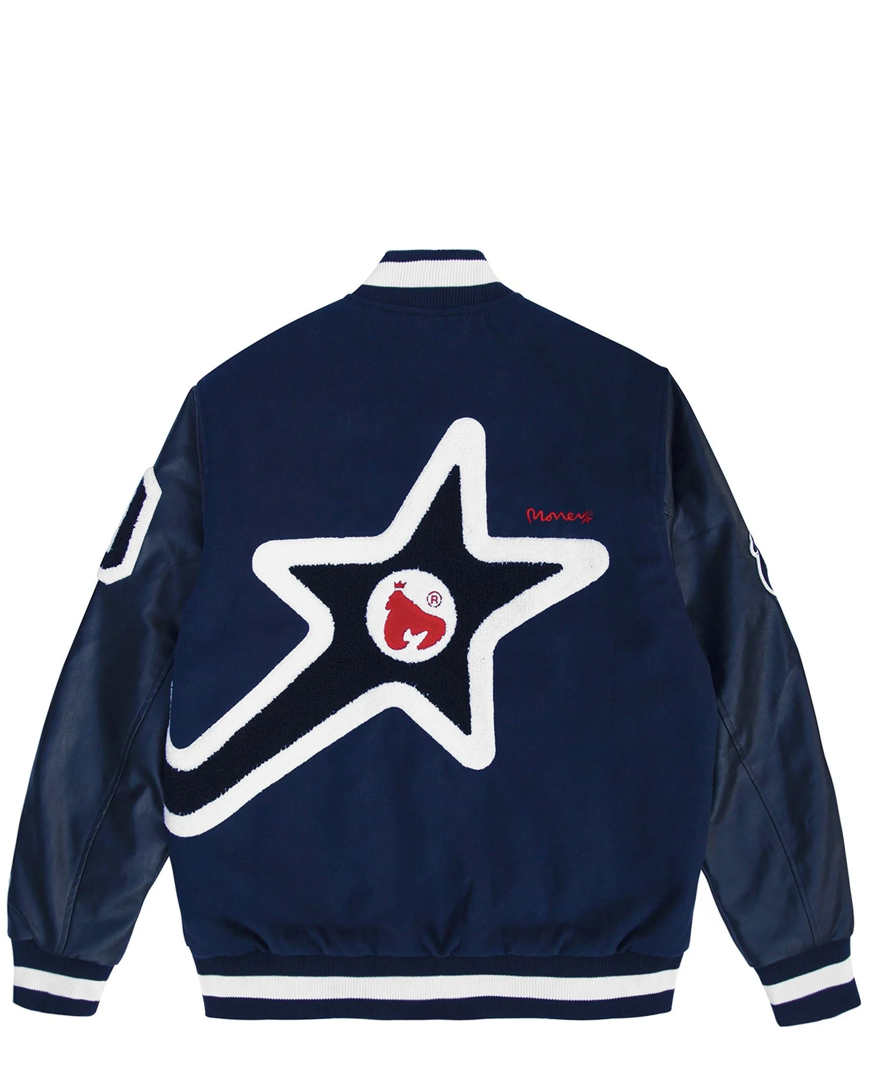 Money Varsity Jacket Navy