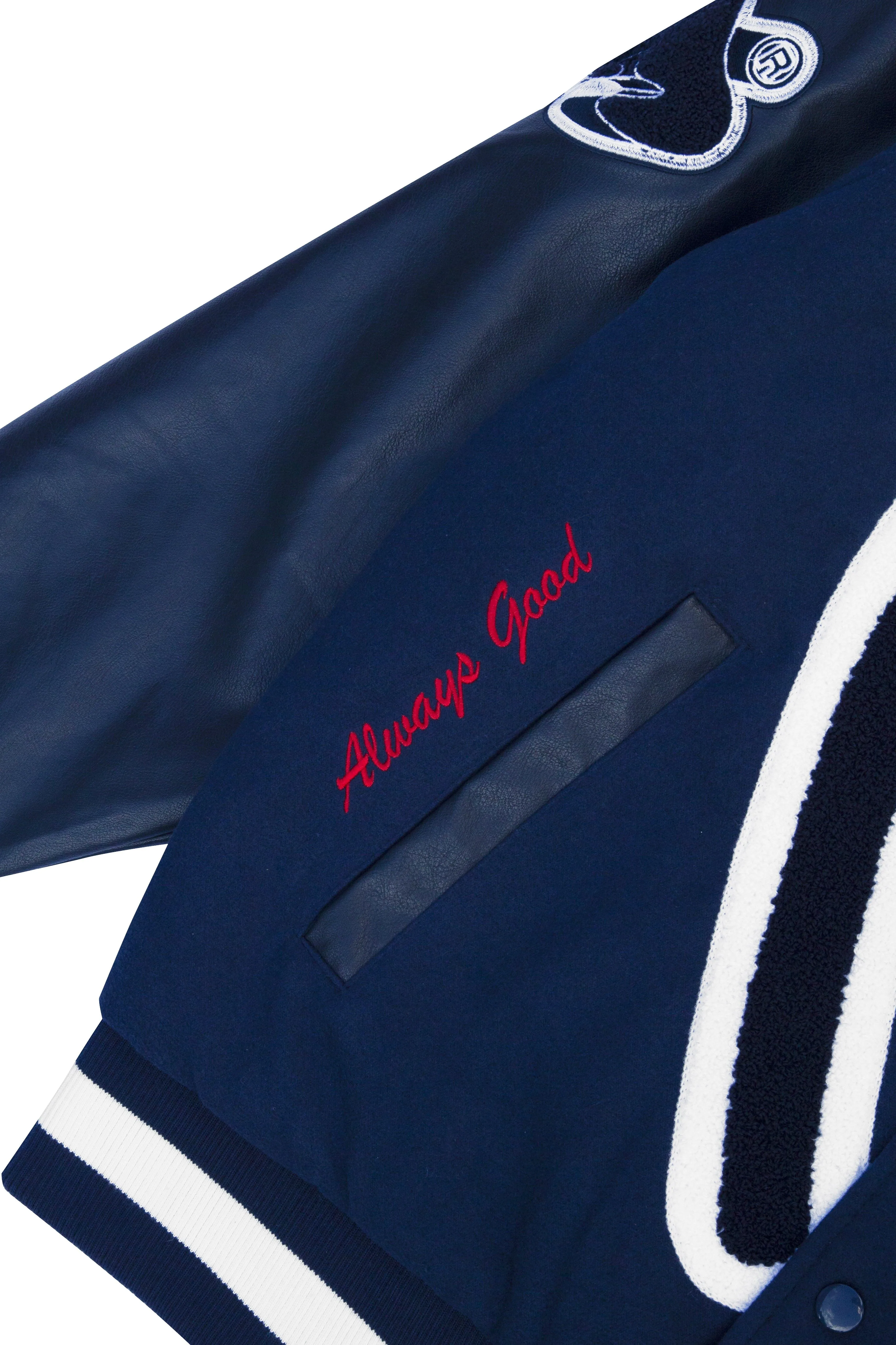 Money Varsity Jacket Navy