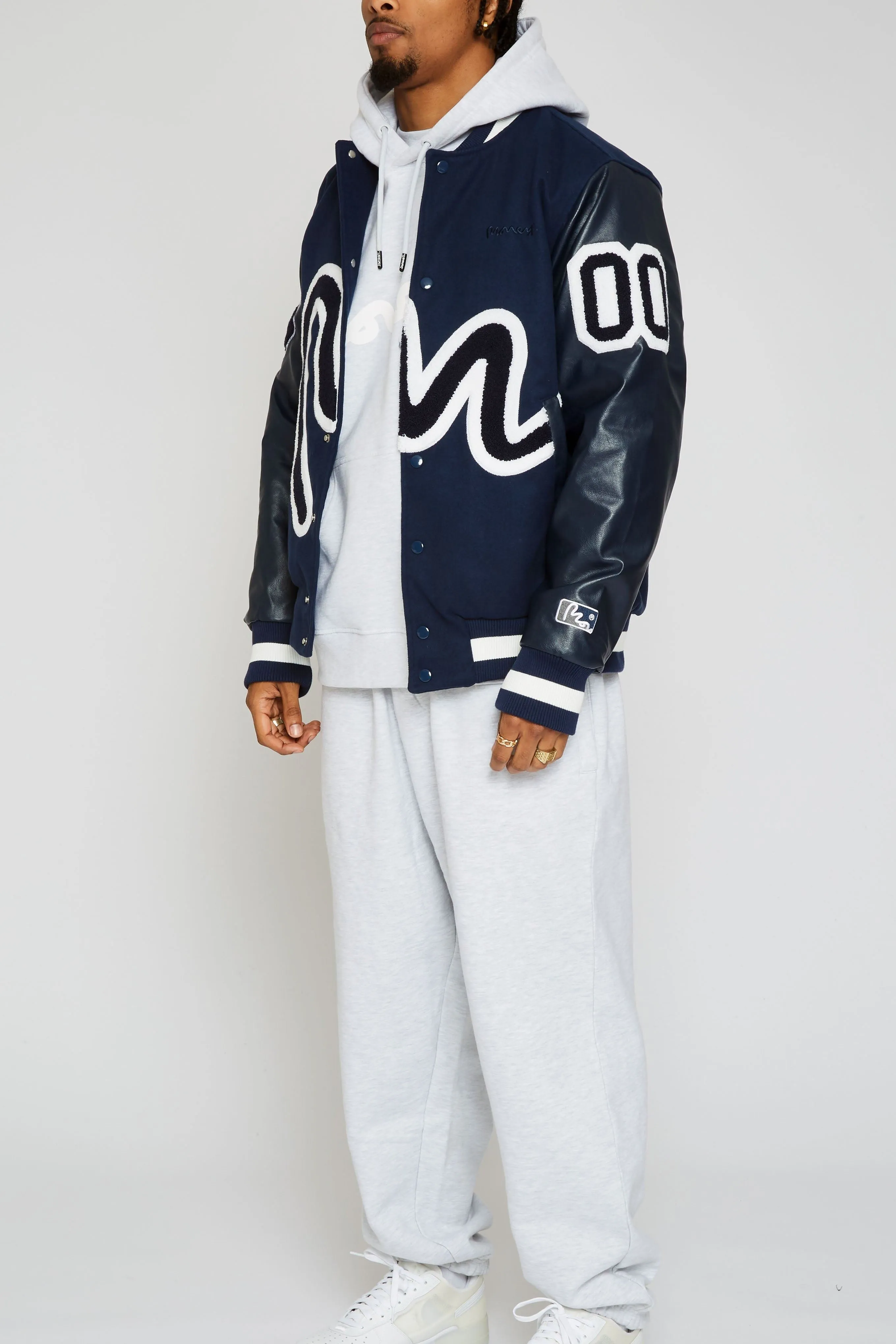 Money Varsity Jacket Navy