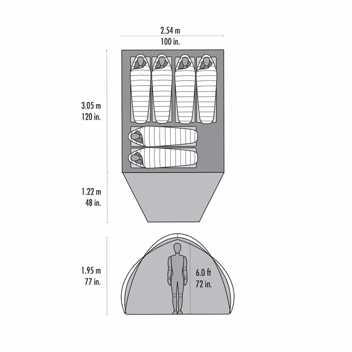 MSR Habitude 6 Family and Group Camping Tent