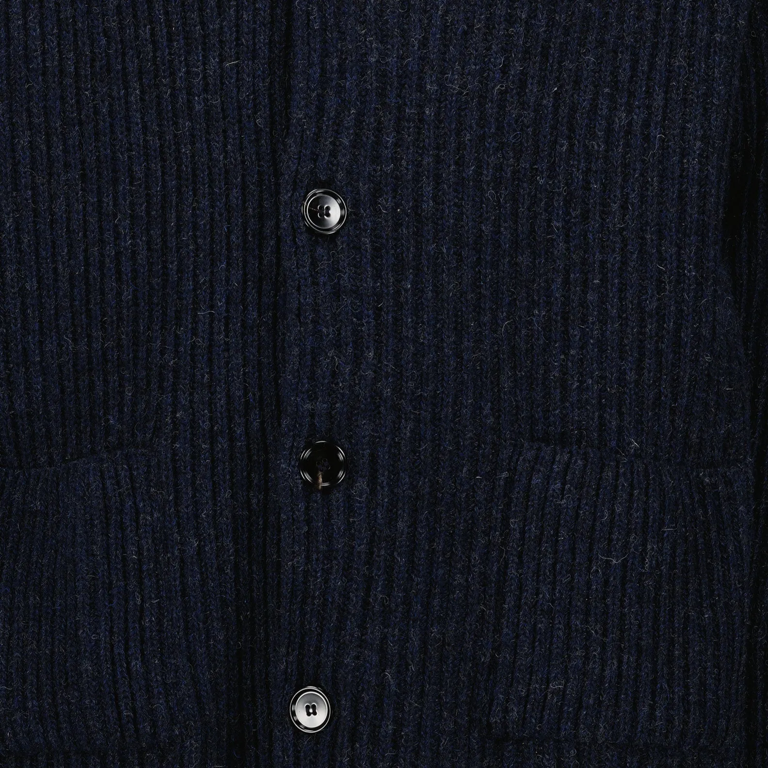 Navy Blue Knit Cardigan