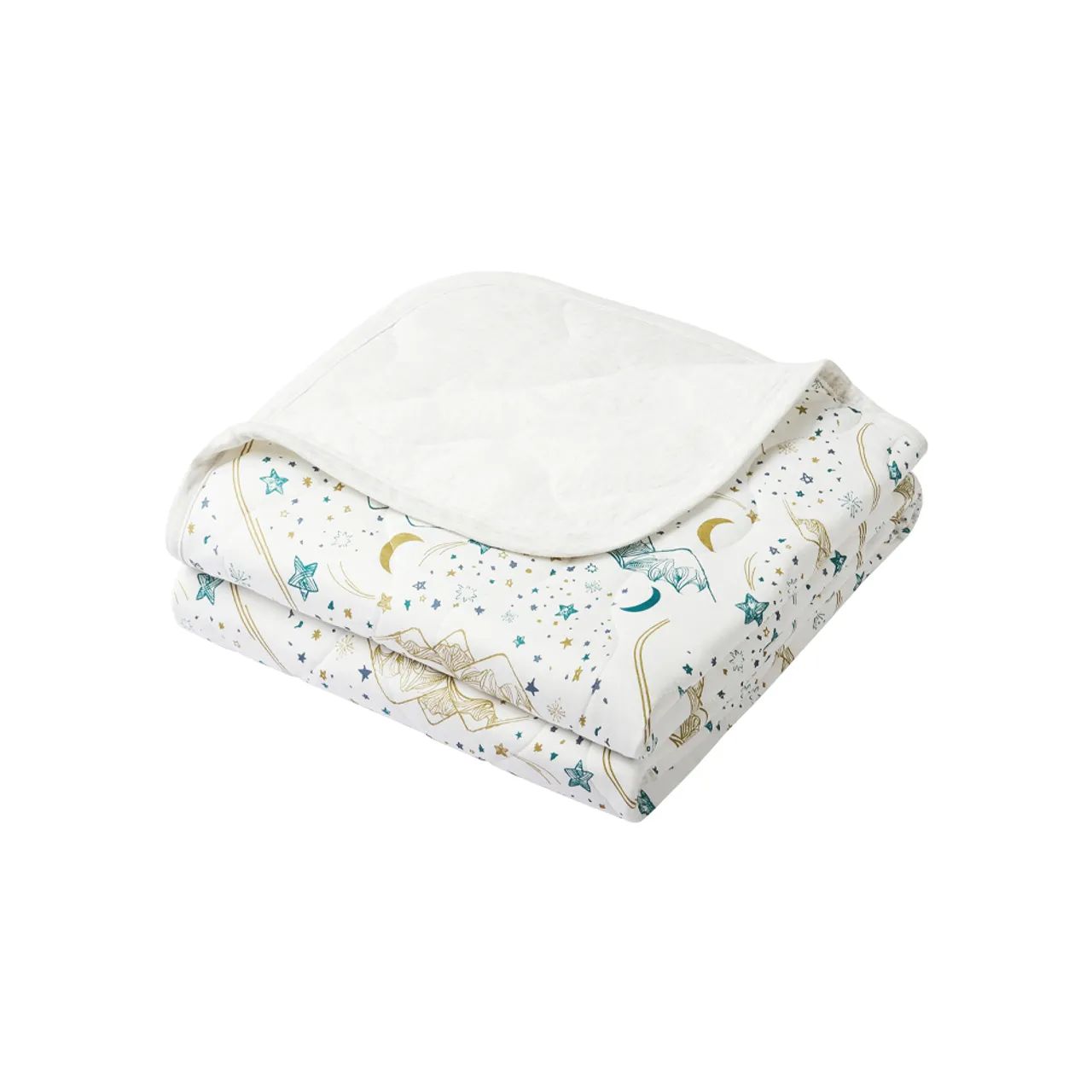 Nest Designs Cozy Blanket Stars White 145x180