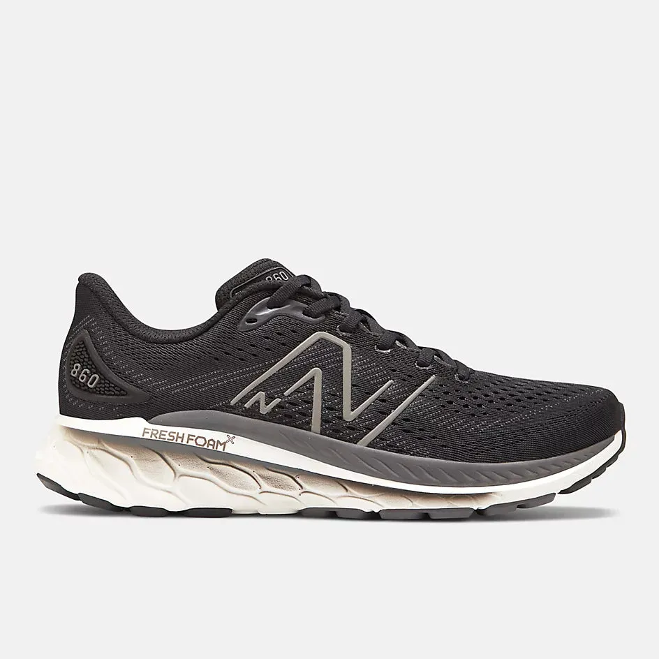 New Balance Men's Fresh Foam X M860K13 Black White Magnet