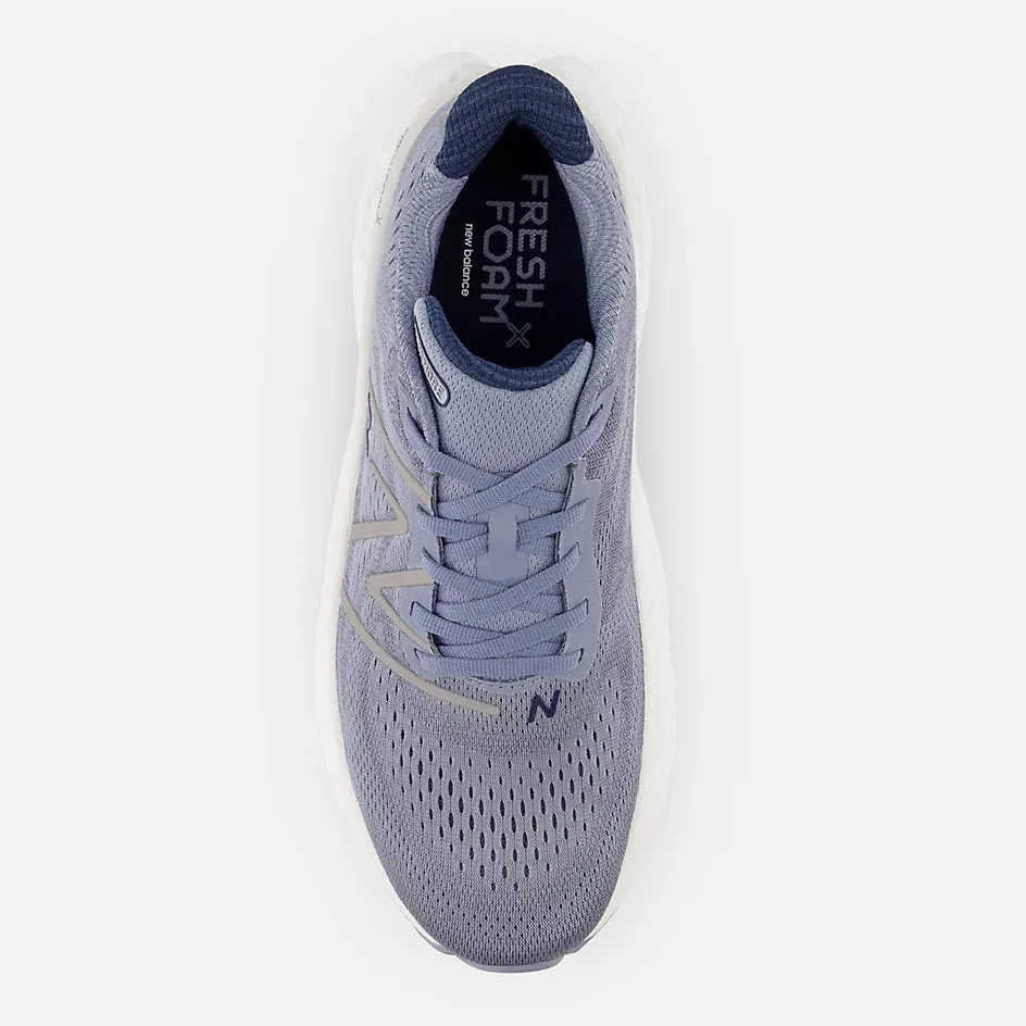 New Balance Men's Fresh Foam X More v4 MMORAG4 Arctic Grey Natural Indigo