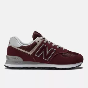 New Balance Men’s ML574EVM Burgundy White