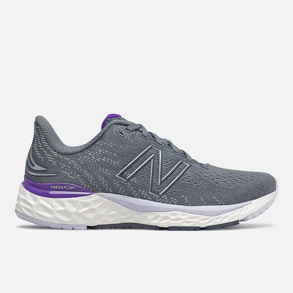 New Balance Women's Fresh Foam 880v11 Ocean Grey Deep Violet