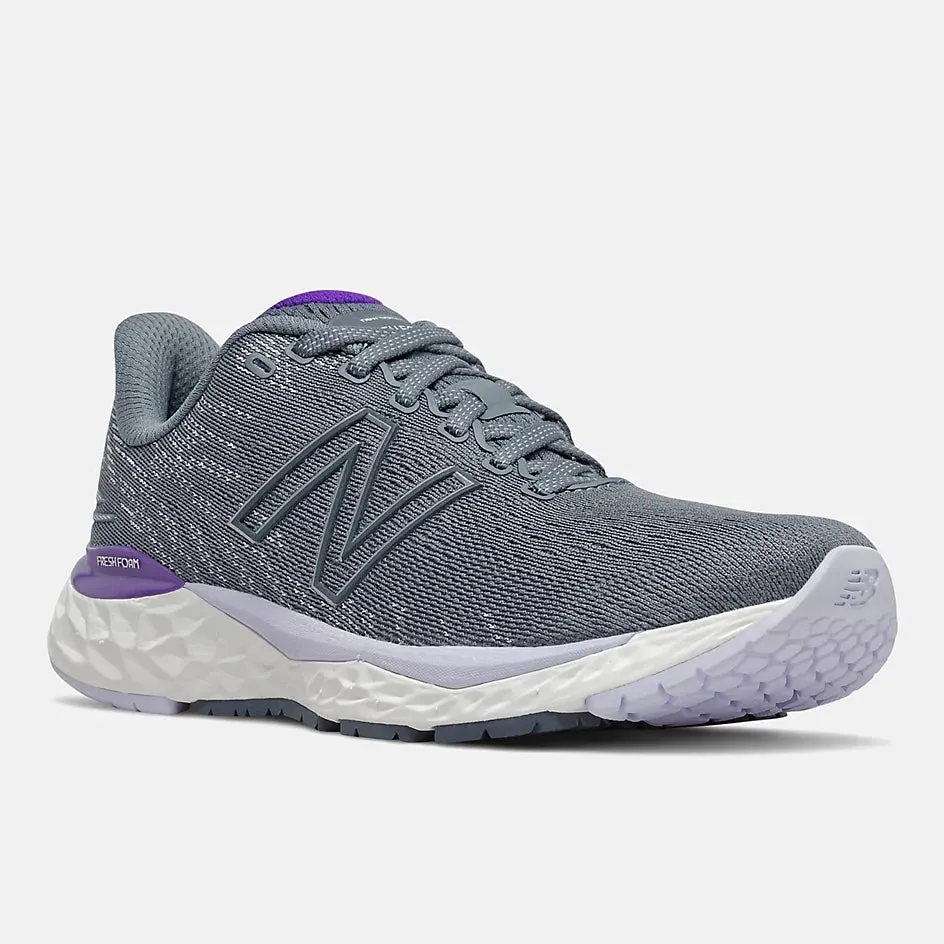 New Balance Women's Fresh Foam 880v11 Ocean Grey Deep Violet