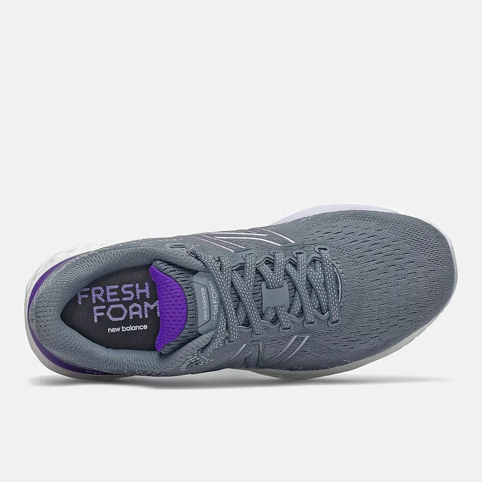 New Balance Women's Fresh Foam 880v11 Ocean Grey Deep Violet